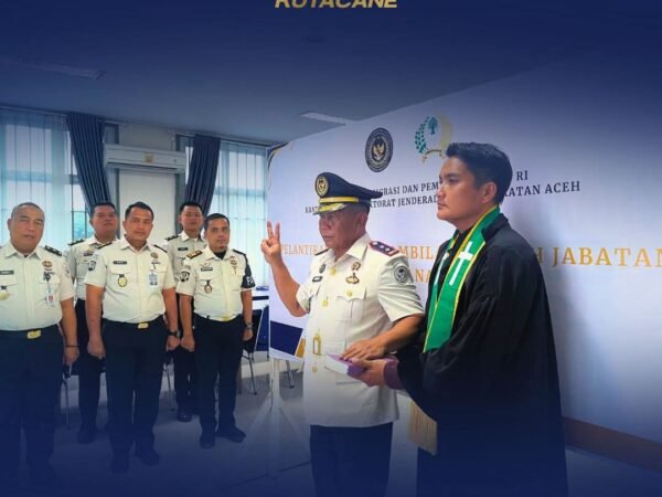 Reinhards Indra Pitoy Resmi Dilantik Sebagai Kepala Lapas Kelas IIB Kutacane
