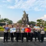 Polantas Karib Hadir, Edukasi Keselamatan Berlalu Lintas Warnai Car Free Day Pekanbaru