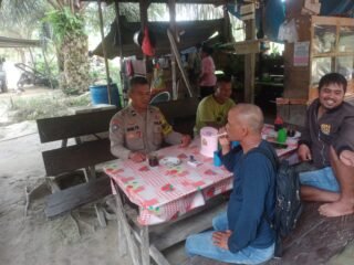 Polsek Logas Tanah Darat Laksanakan Minggu Kasih, Serap Aspirasi Masyarakat Desa Lubuk Kebun