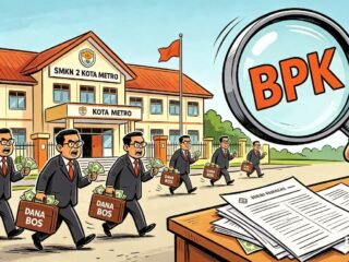 Dugaan Markup & Penyimpangan Dana BOS 2025 SMKN 2 Kota Metro Jadi Sorotan Publik* 