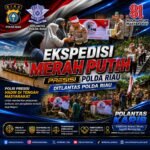 TIM Ekspedisi Merah Putih Presisi Polda Riau Tembus Pedalaman Talang Mamak Kobarkan Semangat Merah Putih Hadirkan Kepedulian Nyata Untuk Negeri
