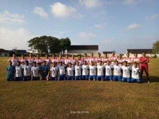 Laga Persahabatan Bola Sepak Pemkab Aceh Besar vs Pemko Sabang Berakhir