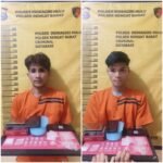 Polsek Rengat Barat Amankan Pelaku Penjual Sabu