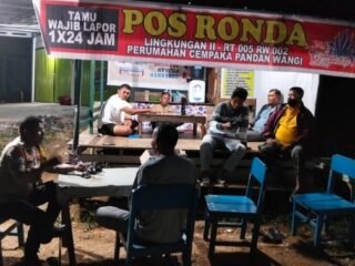 Polsek Jajaran Polres Kuansing Gencarkan Pengecekan Pos Kamling, Kapolres Ajak Warga Aktif Jaga Keamanan Lingkungan