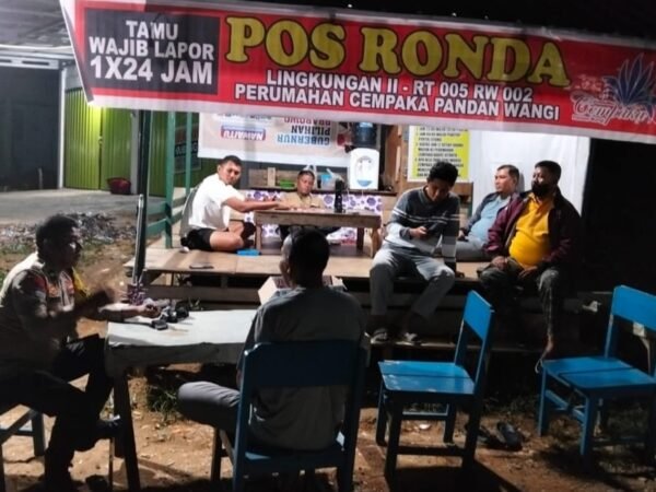 Polsek Jajaran Polres Kuansing Gencarkan Pengecekan Pos Kamling, Kapolres Ajak Warga Aktif Jaga Keamanan Lingkungan