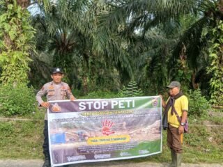 Polsek Jajaran Polres Kuansing Gencarkan Sosialisasi Larangan PETI, Jaga Lingkungan Dan Masa Depan Generasi