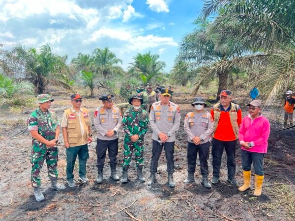 Pantau Titik Rawan Karhutla, Polda Riau Bersama TNI-BPBD Gelar Patroli Udara Dan Darat