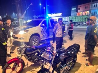 KRYD Polres Kuansing Intensifkan Patroli Malam, Antisipasi Balap Liar Dan Gangguan Kamtibmas