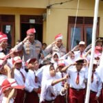 Ekspedisi Merah Putih Polda Riau Kibarkan Bendera 81 Meter Di Pesisir Kampar