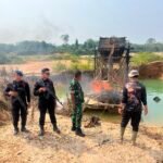 Operasi PETI Kuantan Merah Putih Presisi 2026, 525 Rakit Dimusnahkan Di Kuantan Singingi