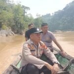 Patroli Bersama Dubalang, Kapolres Kuansing Pastikan Aliran Sungai Batang Kuantan Dan Singingi Bersih Dari Aktivitas PETI