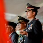 HUT RI Ke-81, Kapolres Kuansing Hadiri Upacara Detik-Detik Proklamasi Di Lapangan Limuno