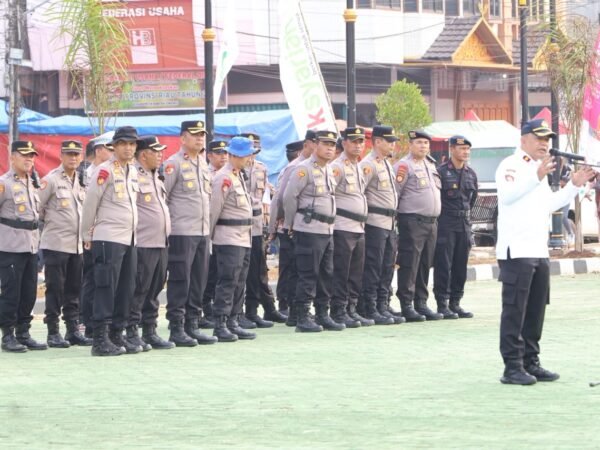 Apel Pengamanan Pacu Jalur 2026, Polres Kuansing Perkuat Kesiapsiagaan Di Tepian Narosa