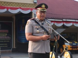 Semangat Pengabdian Membara, Kapolres Kampar Pimpin Khidmat Upacara Hari Juang Polri : Tingkatkan Profesionalisme Demi Masyarakat