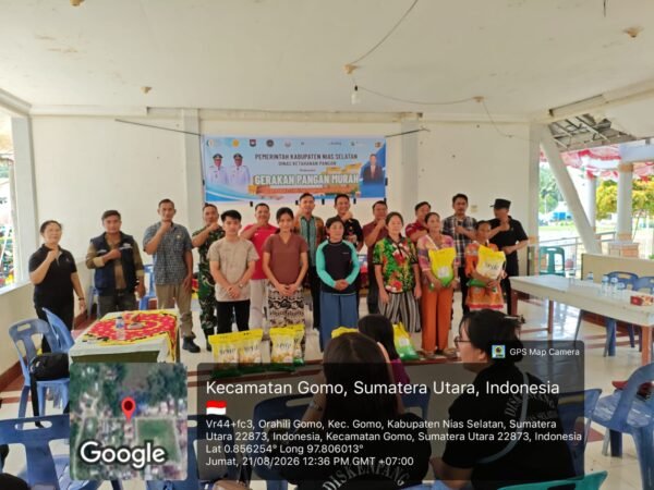 Pasar Murah 50 Ton Digelar di Gomo, Pemerintah Respons Dampak Longsor dan Tekanan Harga Beras