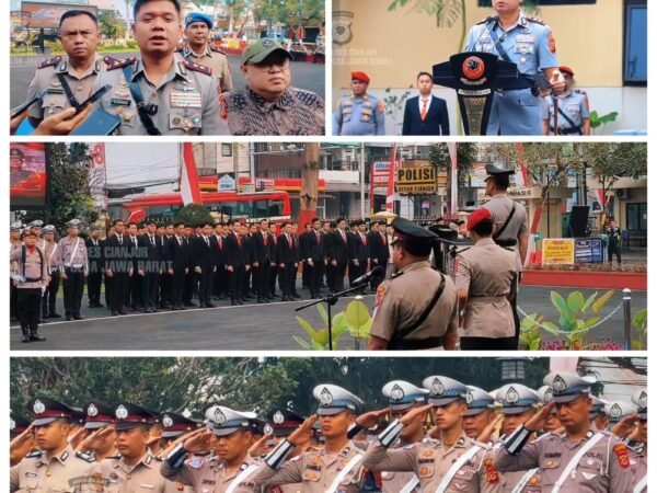 Peringati Hari Juang Polri , Polres Cianjur Kenang Perjuangan 67 Polisi Kibarkan Merah Putih Sehari Sebelum Proklamasi