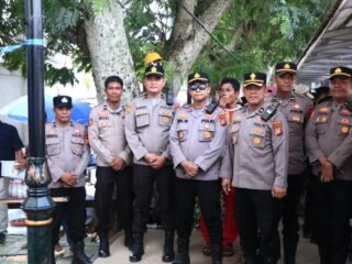 Kapolres Kuansing Pimpin Patroli Dan Pengamanan, Pastikan Pacu Jalur Hari Keempat Aman Dan Kondusif