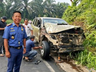 Kepala Satpol PP Bengkulu Utara Bungkam Soal Kecelakaan Mobil Dinas yang Dikemudikan Perempuan