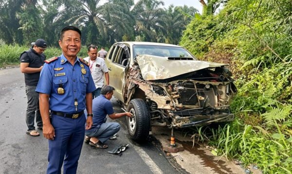 Kepala Satpol PP Bengkulu Utara Bungkam Soal Kecelakaan Mobil Dinas yang Dikemudikan Perempuan