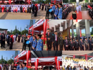 Bupati Arie Pimpin Upacara HUT ke-81 RI, Semangat Kemerdekaan Jadi Energi Pembangunan Bengkulu Utara