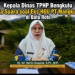 Dinas TPHP Provinsi Bengkulu, Buka Suara Kewenangan Eks HGU PT Mangkurajo, Publik Tunggu Kejelasan Status Hukum