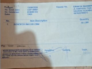 Pantauan Media Soroti Dugaan Ketidaksesuaian Bondek pada Pembangunan SMAS PGRI Cisaat