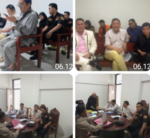 PERTEMUAN SIDANG GUGATAN WARGA KENTEN TERHADAP PDAM TIRTA BETUAH YANG KE 3 MASIH TAHAP DI MEDIASI