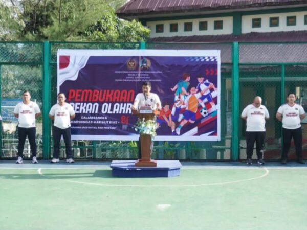 Rutan Pekanbaru Resmi Buka Pekan Olahraga Warga Binaan, Semarakan HUT RI Ke-81