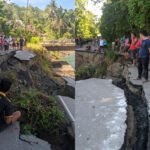 Jalan Lahusa–Gomo Putus Total Diterjang Longsor, Warga Desak Pemkab Nias Selatan Bergerak Cepat