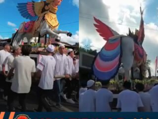 Kemeriahan Tradisi Endhog-endhogan di Kembiritan Warmai Peringatan Maulid Nabi SAW