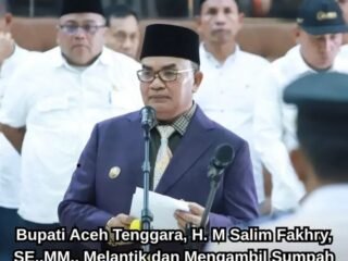 Lantik 61 Pejabat, Bupati Salim Fakhry Tekankan Dedikasi, Loyalitas, dan Integritas