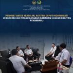 Perkuat Akses Keadilan, Asisten Deputi Koordinasi Kebijakan HAM Tinjau Layanan Bantuan Hukum Di Rutan Pekanbaru