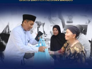 Wujud Nyata Kepedulian, Lapas Narkotika Rumbai Gelar Cek Kesehatan Gratis Dan Penyaluran Bansos