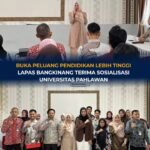 Buka Peluang Pendidikan Lebih Tinggi, Lapas Bangkinang Terima Sosialisasi Universitas Pahlawan