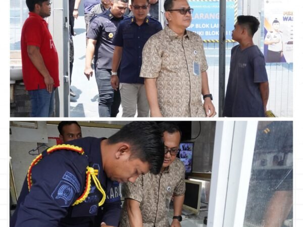 Kakanwil Ditjenpas Riau Sidak Mendadak Ke Rutan Kelas I Pekanbaru, Pastikan Keamanan Dan Kondisi Blok Hunian