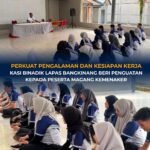 Perkuat Pengalaman Dan Kesiapan Kerja, Kasi Binadik Lapas Bangkinang Beri Penguatan Kepada Peserta Magang Kemenaker