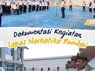 Mengawali Tugas Dengan Doa Dan Disiplin, Lapas Narkotika Rumbai Laksanakan Apel Pagi Dengan Penuh Khidmat