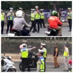 Samsat Ciputat dan Satlantas Polres Tangsel Gelar Razia Pajak Kendaraan di Bintaro