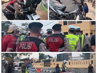 Polres Cianjur Tindak 41 Pelanggar dalam Operasi Penertiban Knalpot Tidak Sesuai Spesifikasi Teknis