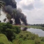 Asap Hitam Membumbung dari PKS Dolok Ilir, Warga Huta Kampus Panik