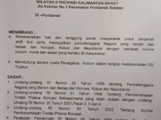 Viral: LSM GNPK RI Kalbar Surati BPJN Kalbar, Atas Dugaan Penyimpanan Proyek Jembatan Riam Pangar Bengkayang