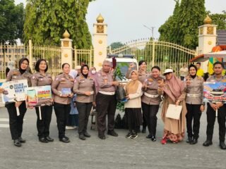 Car Free Day Pekanbaru Jadi Ruang Edukasi, Polantas Karib Kampanyekan Keselamatan Dan Green Policing