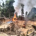 Layanan Kepolisian 110 Ditindaklanjuti, Polsek Hulu Kuantan Tertibkan Peralatan PETI Di Desa Sumpu
