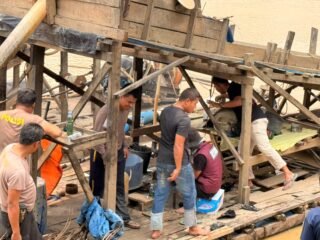 Layanan Kepolisian 110, Polsek Cerenti Tindak Lanjuti Laporan Aktivitas PETI Di Sungai Kuantan