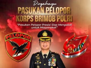 Keluarga Besar Polres Cianjur Ucapkan Dirgahayu ke-67 Pasukan Pelopor Korps Brimob Polri