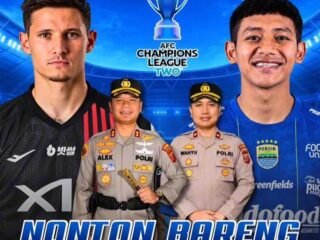 Dukung Persib di Asia! Polres Cianjur Ajak Warga Nobar FC Seoul vs Persib Bandung Gratis