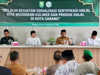 Sertifikasi Halal Bukan Sekadar Label, Jadi Nilai Tambah Produk Lokal Sabang.