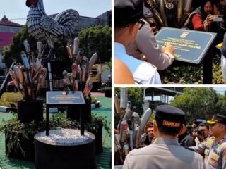 Dari Knalpot Brong jadi Ayam Pelung , Kreativitas Polres Cianjur Edukasi Tertib Berlalu Lintas
