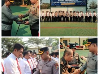 Apresiasi Kinerja Personel, Kapolres Tangsel Berikan Penghargaan kepada 43 Polisi dan 3 Warga