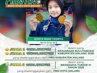 Qonita Isman TaQwiya, Siswi MTsN 2 Kota Malang, Raih Sejumlah Prestasi Bulu Tangkis